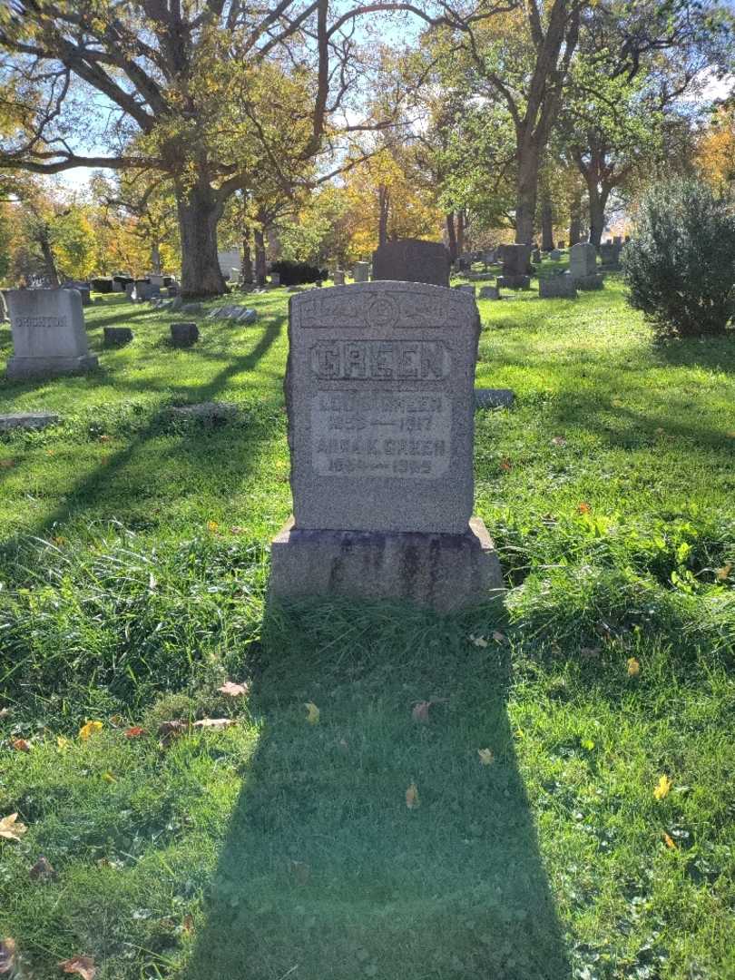 Anna K. Green's grave. Photo 2