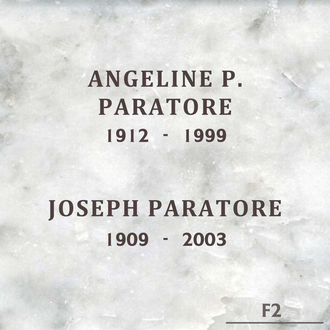 Joseph Paratore's grave