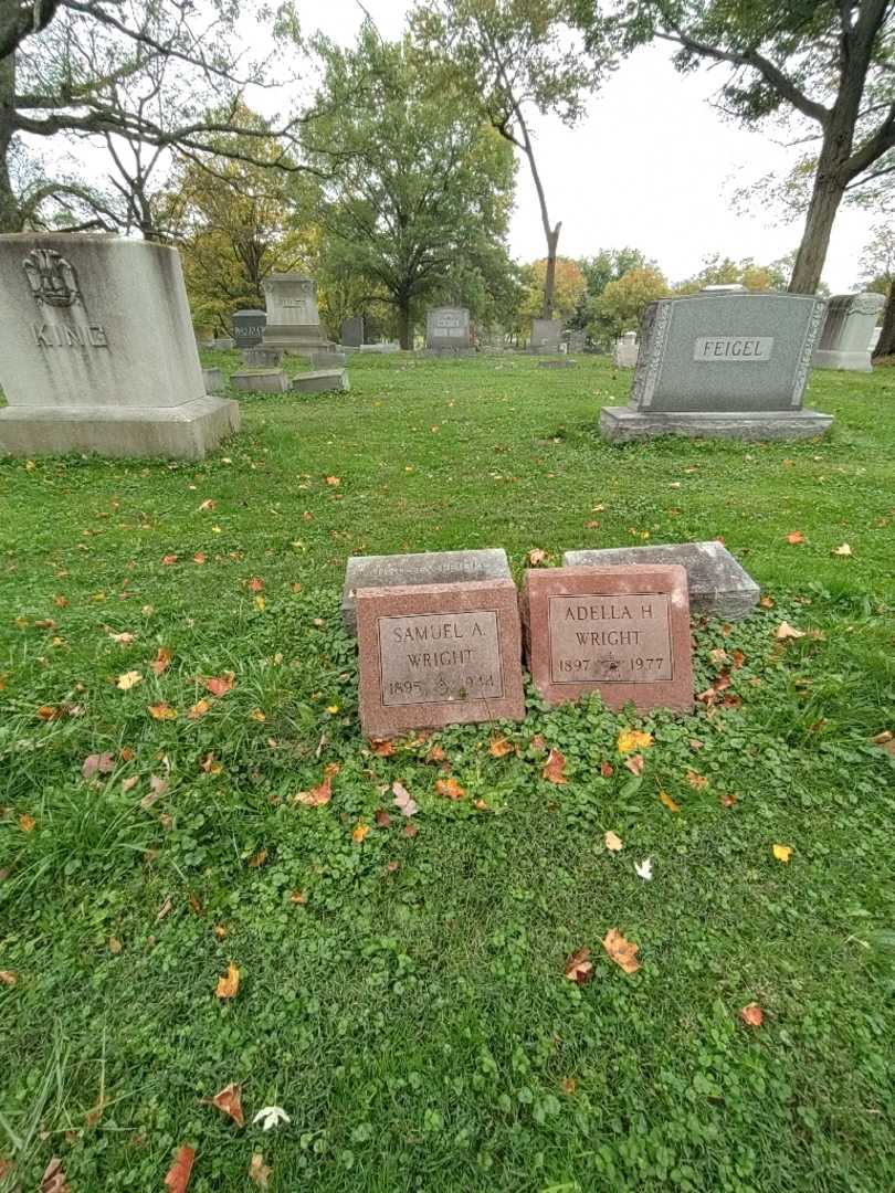 Samuel A. Wright's grave. Photo 1