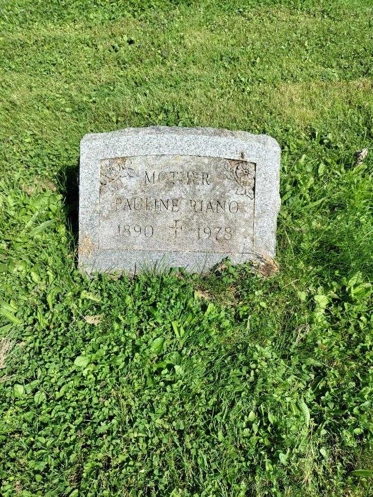 Pauline M. Riano's grave. Photo 2