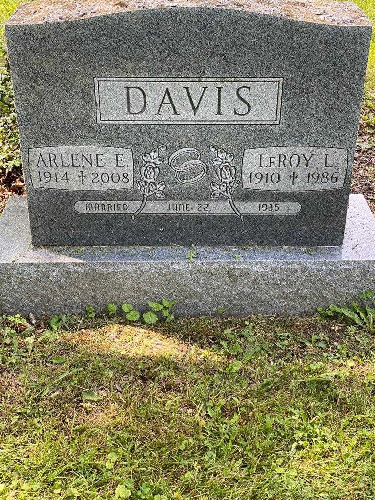 Leroy L. Davis's grave. Photo 3