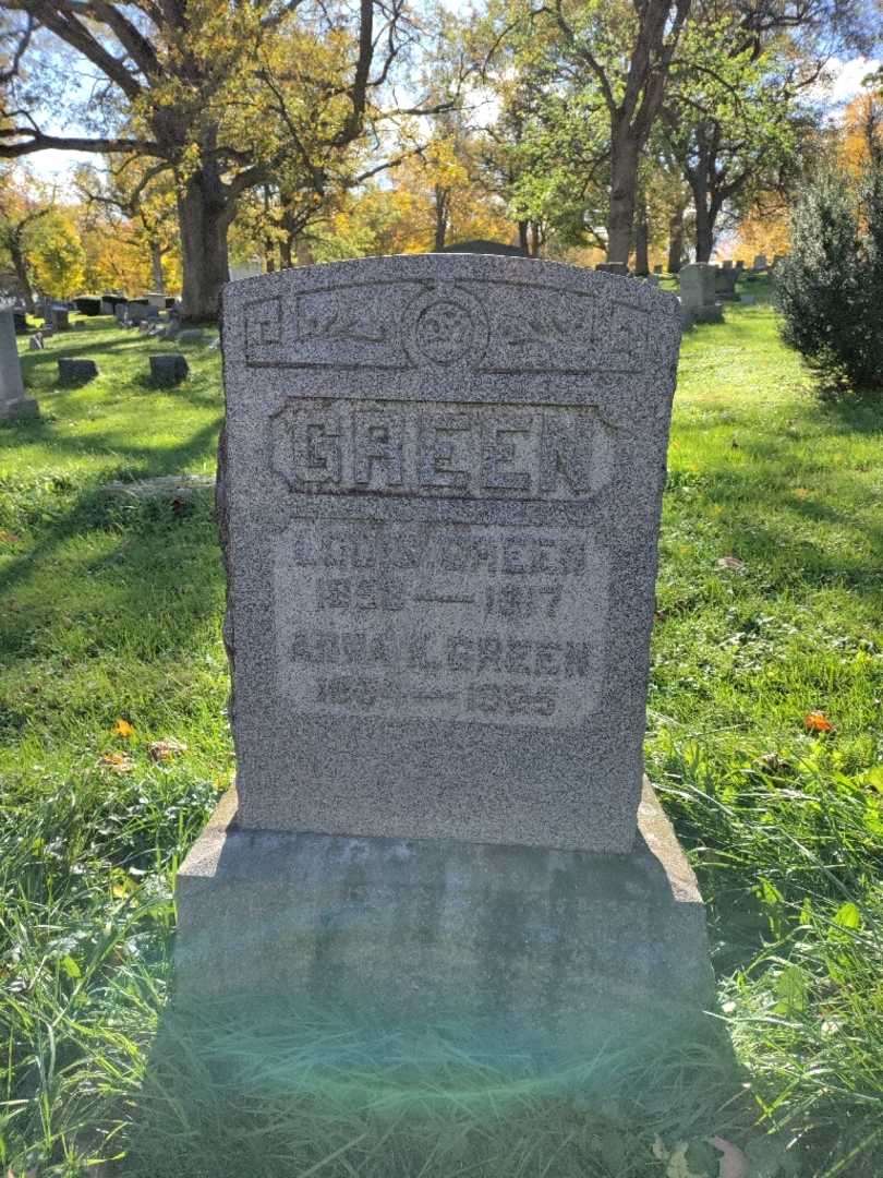 Anna K. Green's grave. Photo 3