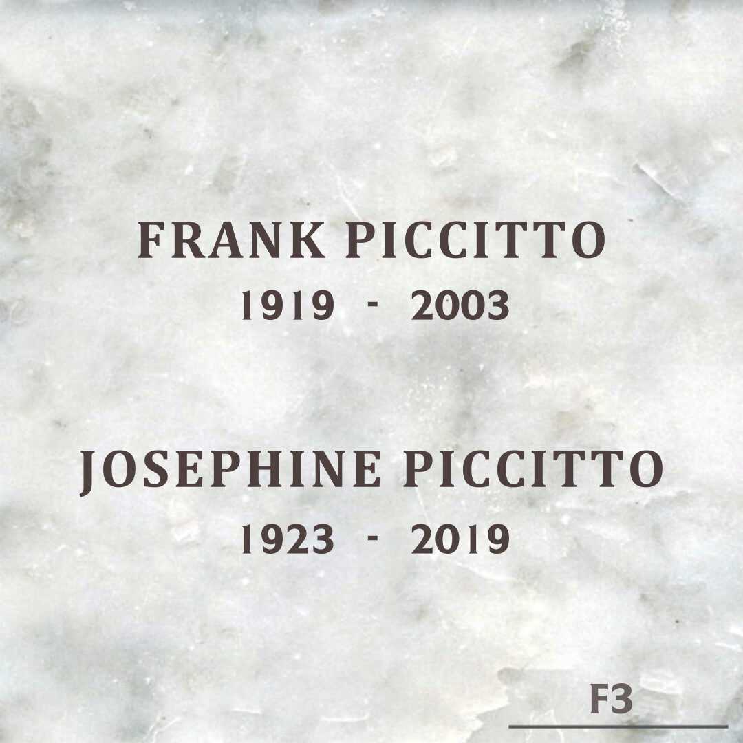 Josephine Piccitto's grave