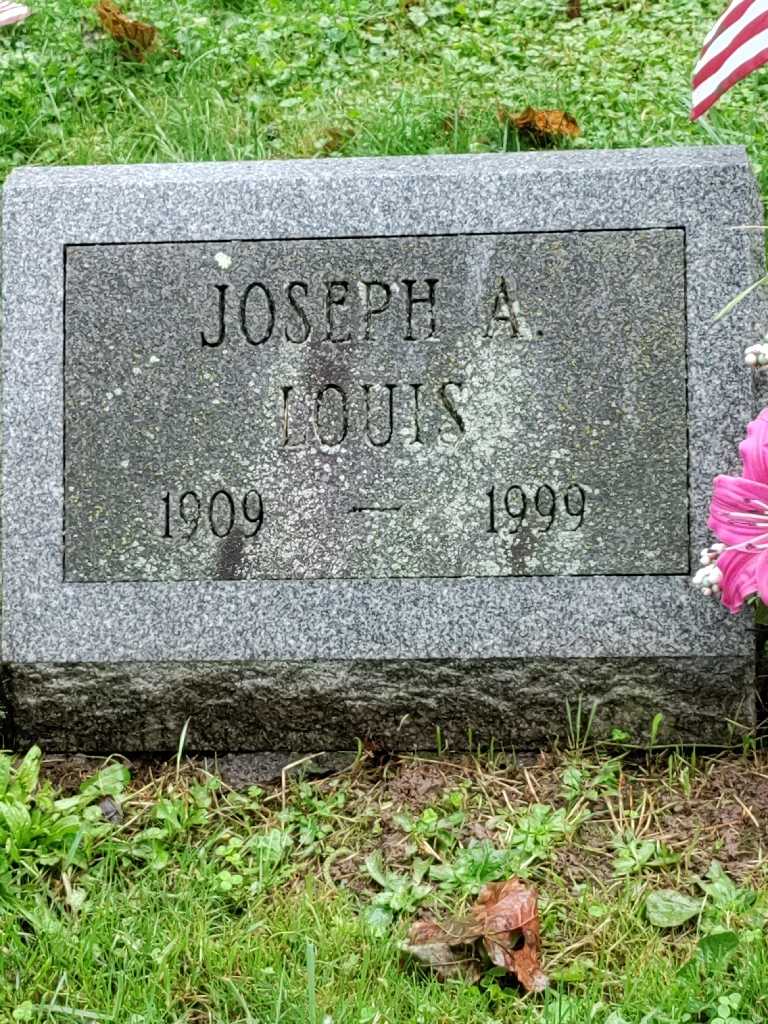 Joseph A. Louis's grave. Photo 3