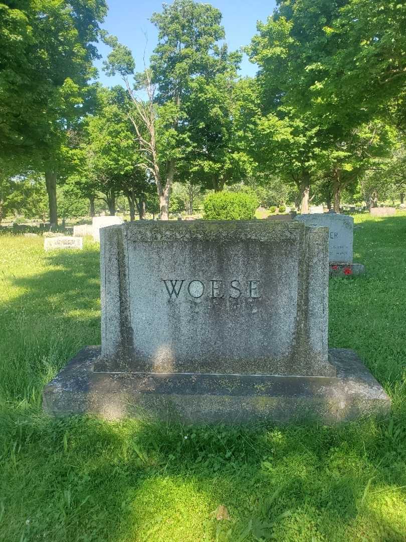 William Thomas Woese's grave. Photo 5