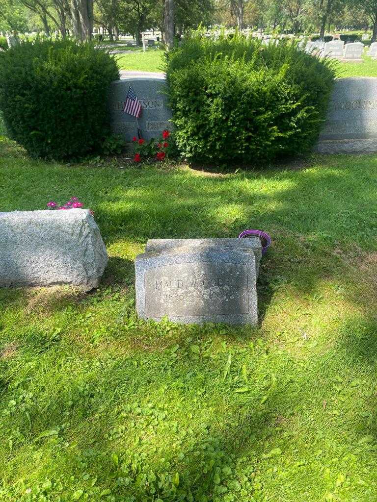 Maud W. Ogden's grave. Photo 2