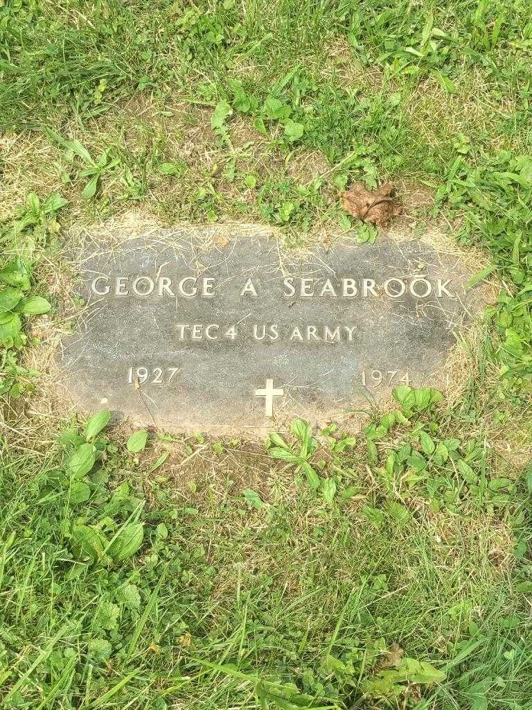 George A. Seabrook's grave. Photo 2