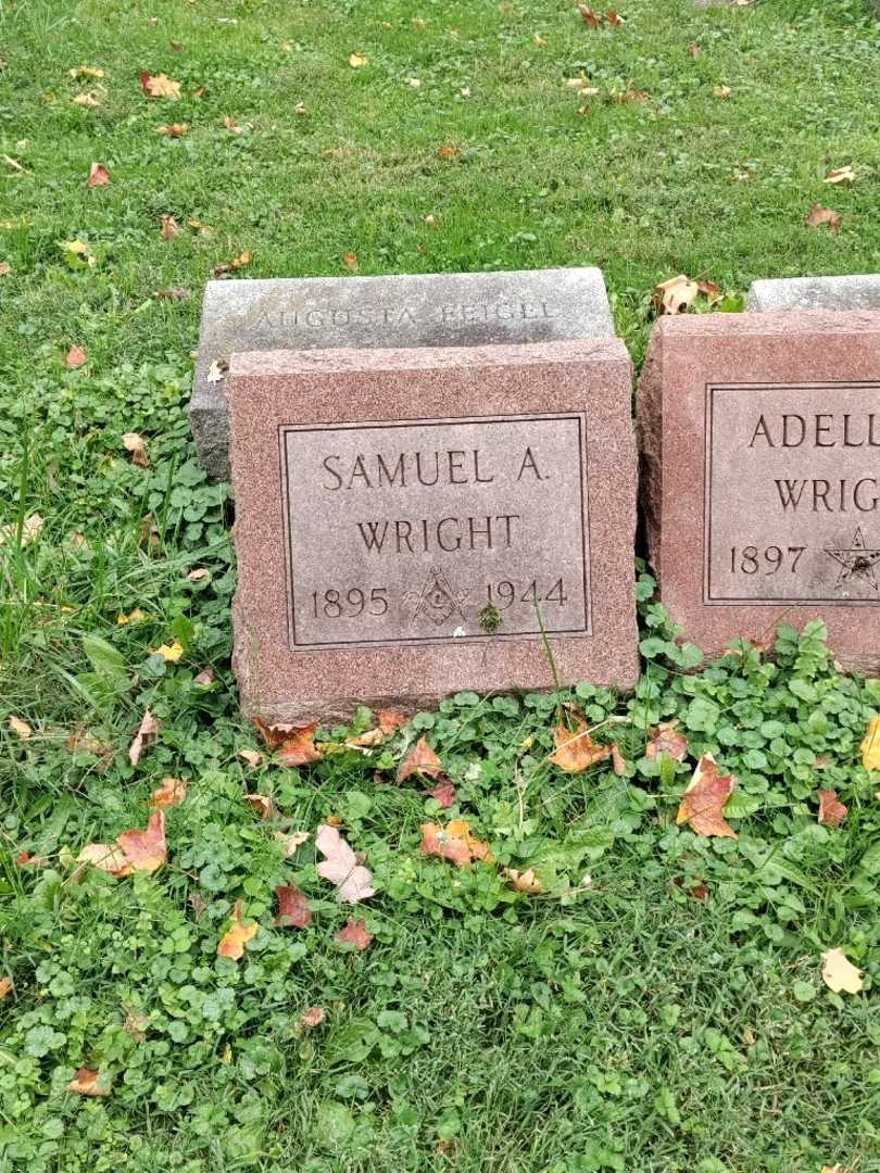 Samuel A. Wright's grave. Photo 2