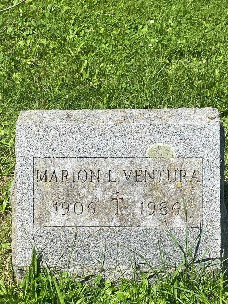 Marion L. Ventura's grave. Photo 3