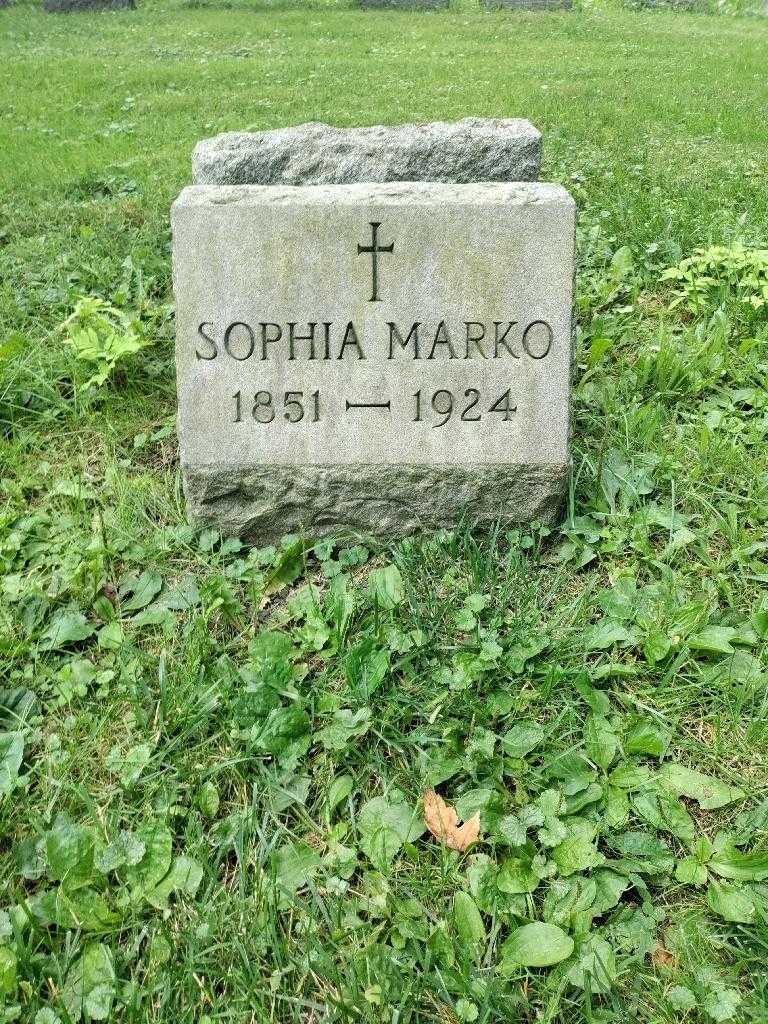 Sophia Marko's grave. Photo 3