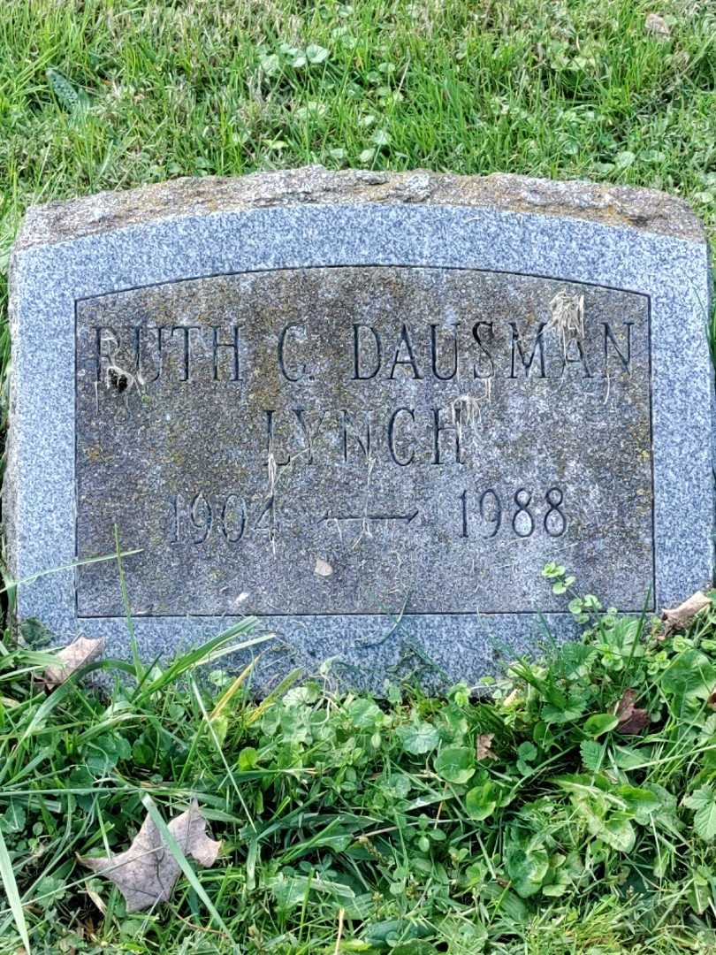 Ruth C. Lynch Dausman's grave. Photo 3