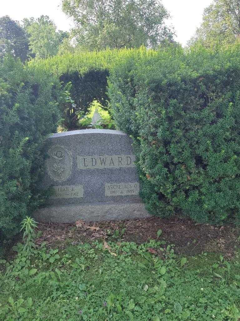 Archelaus O. Edwards's grave. Photo 3