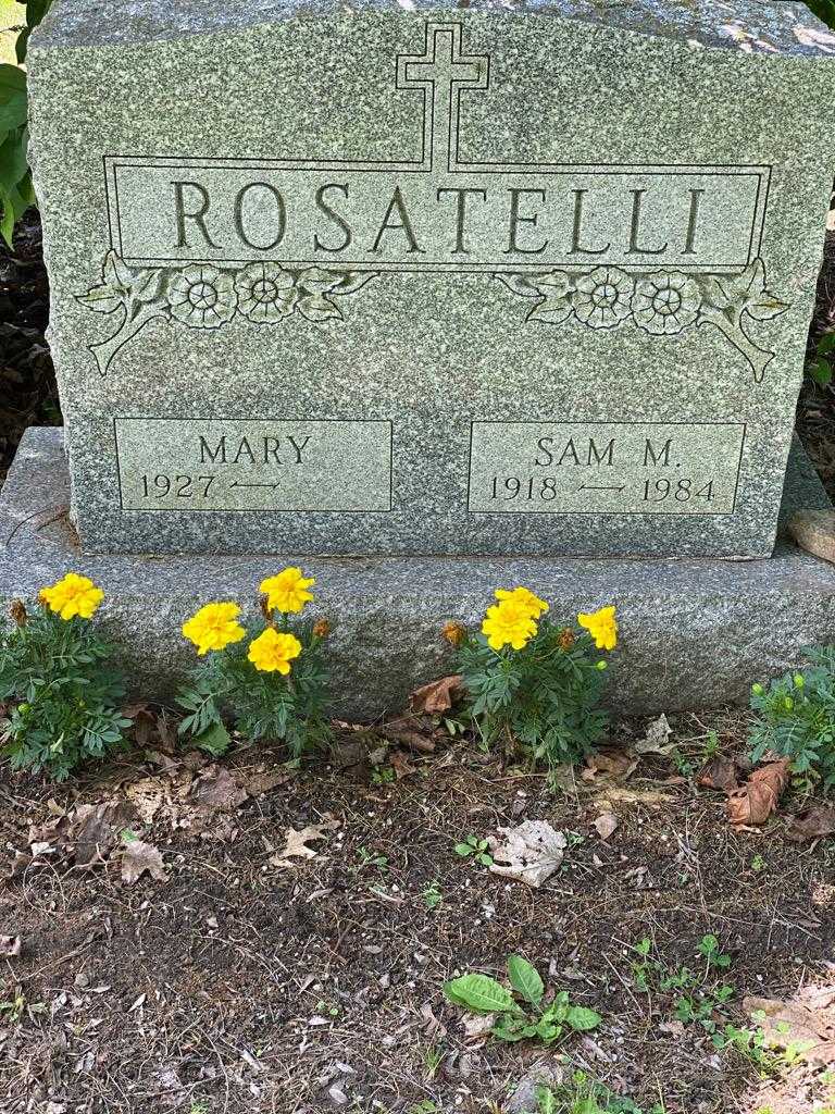 Sam M. Rosatelli's grave. Photo 3