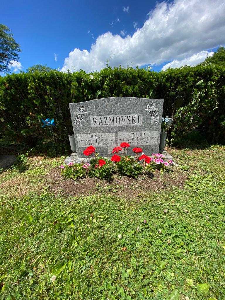 Cvetko Razmovski's grave. Photo 1