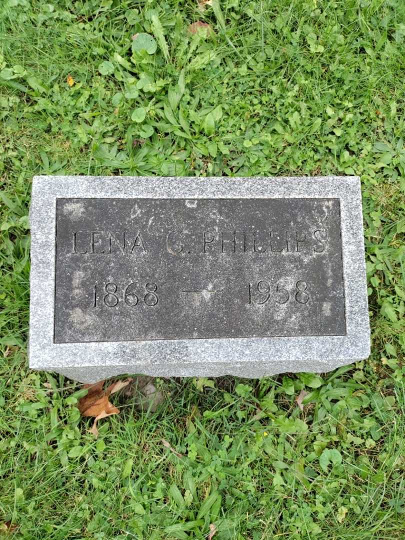 Lena G. Phillips's grave. Photo 3