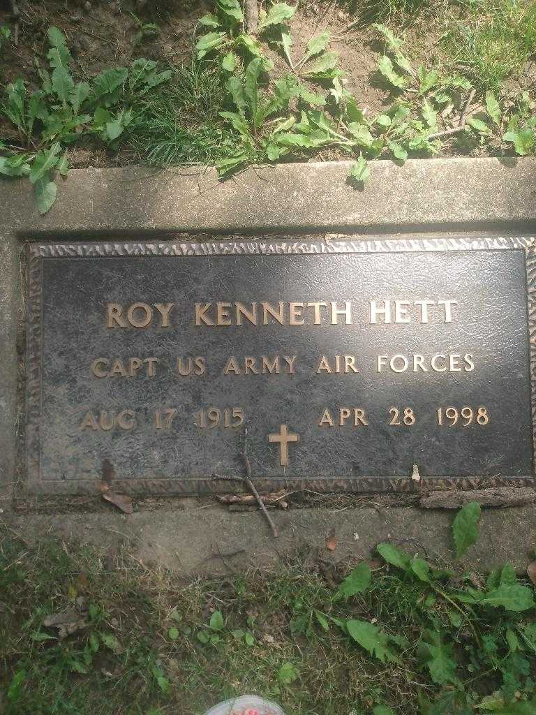 Roy Kenneth Hett's grave. Photo 3