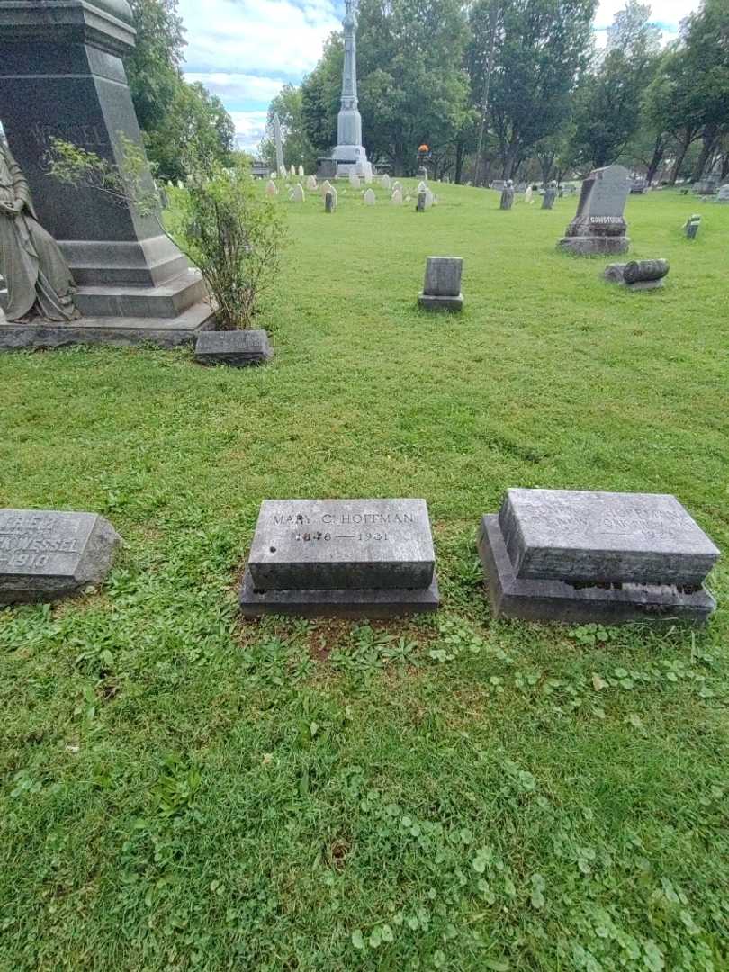 Mary C. Eckel Hoffman's grave. Photo 1