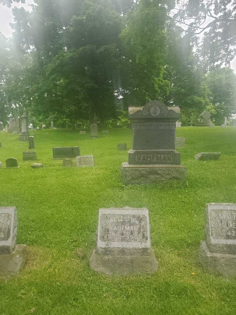 Charles Wm. F. Kaufman's grave. Photo 2