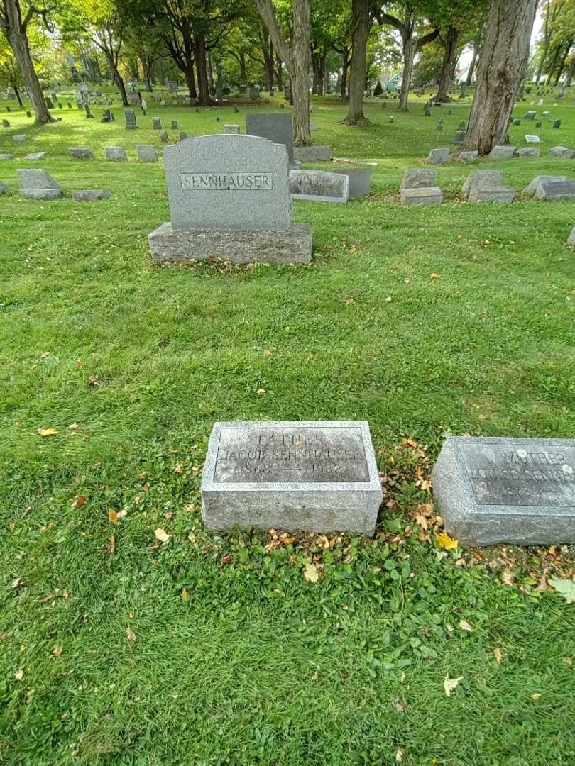 Jacob Sennhauser's grave. Photo 1