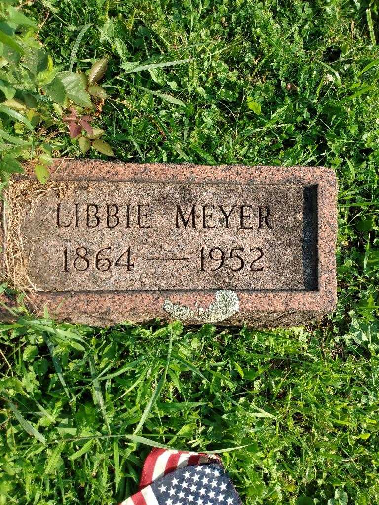 Libbie Meyer's grave. Photo 2