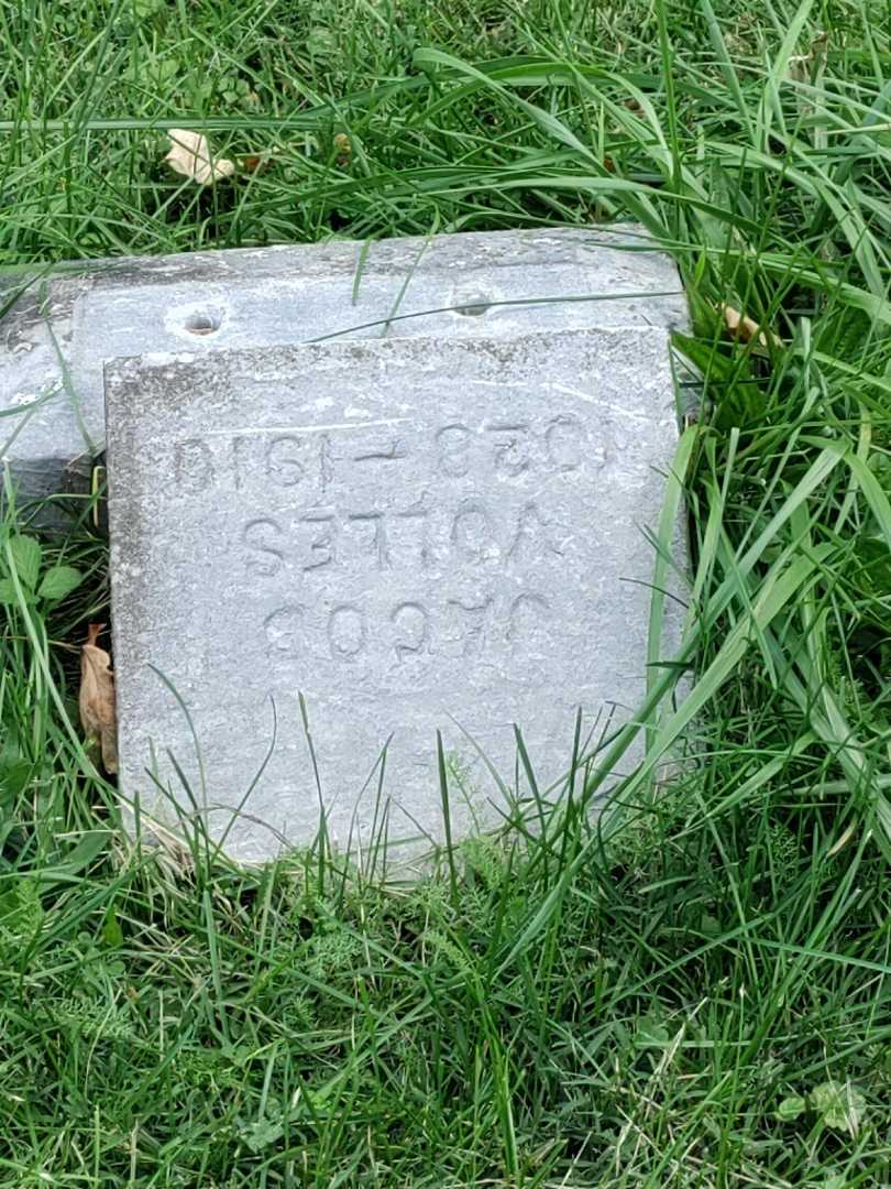 Jacob Volles's grave. Photo 3