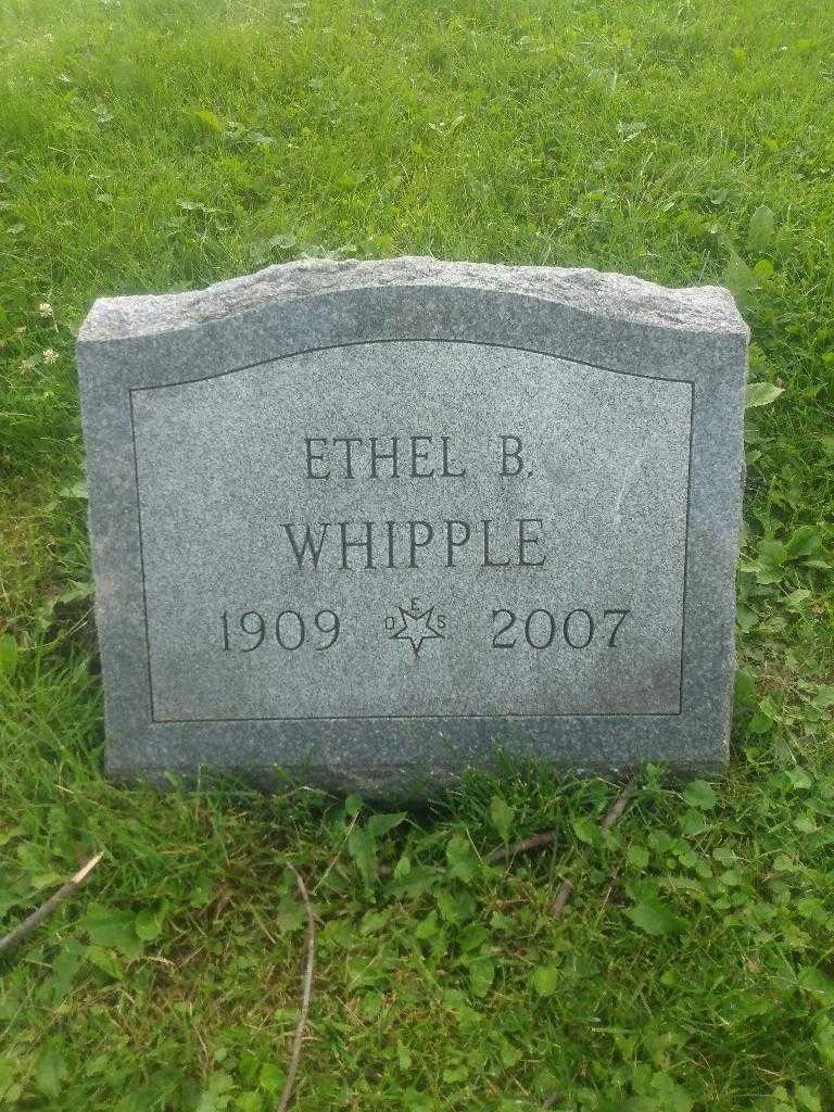 Ethel B. Whipple's grave. Photo 2