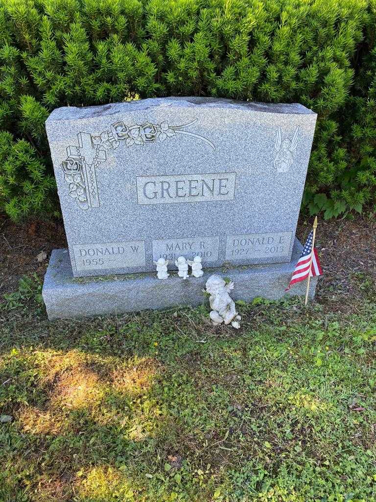 Donald E. Greene's grave. Photo 2