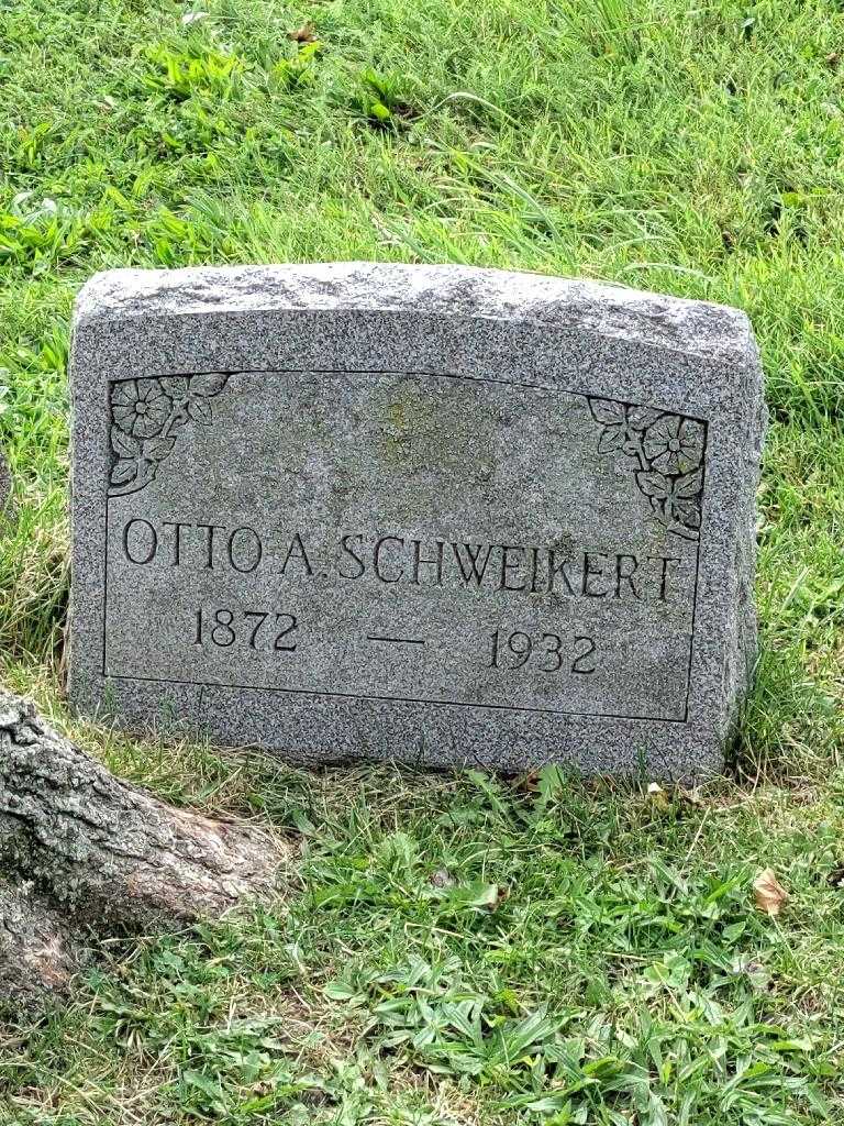 Otto A. Schweikert's grave. Photo 3