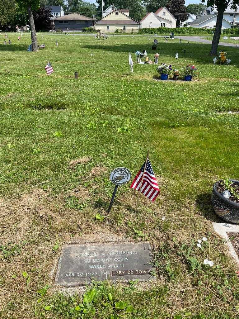 George A. Bushnell's grave. Photo 2