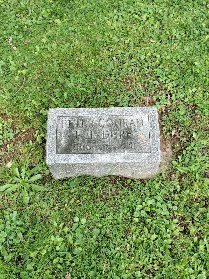 Peter Conrad Heindorf's grave. Photo 2