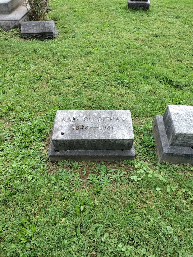 Mary C. Eckel Hoffman's grave. Photo 2