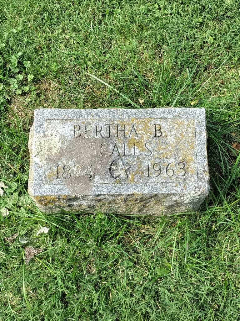 Bertha B. Vanskoik Seales's grave. Photo 3