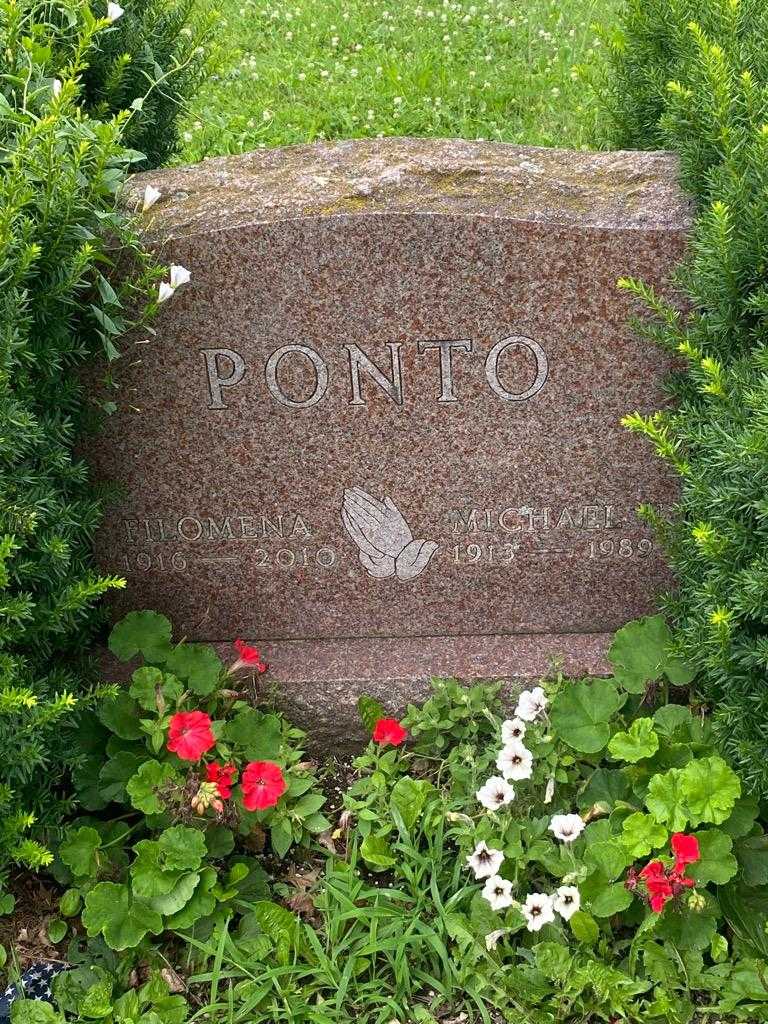 Michael Ponto's grave. Photo 3