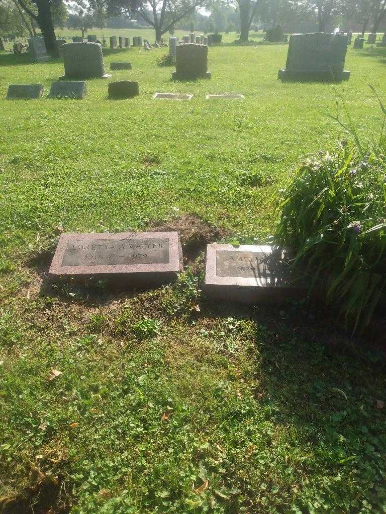Amelia Walter's grave. Photo 1