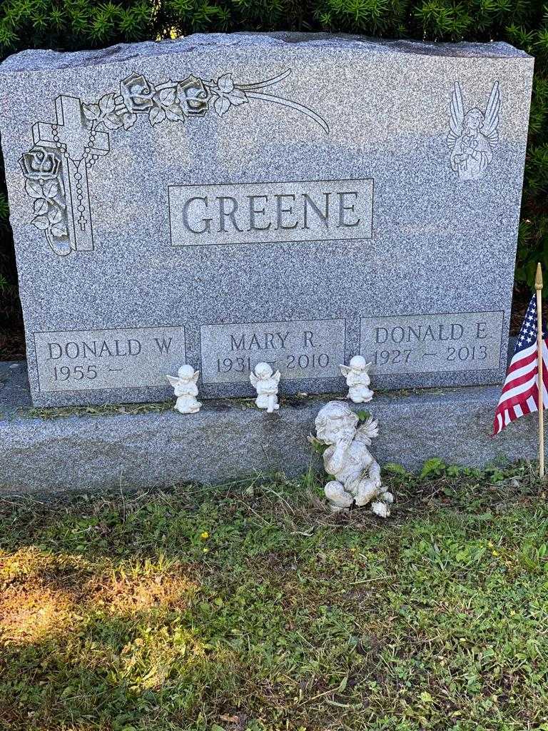 Donald E. Greene's grave. Photo 3