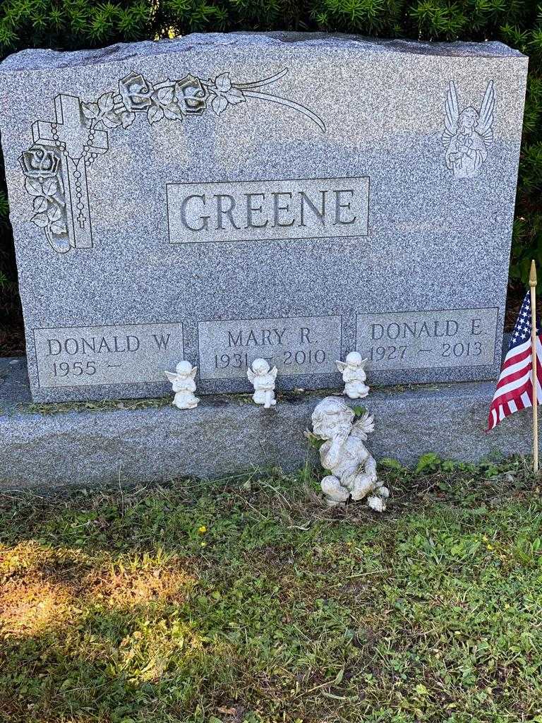 Donald W. Greene's grave. Photo 1