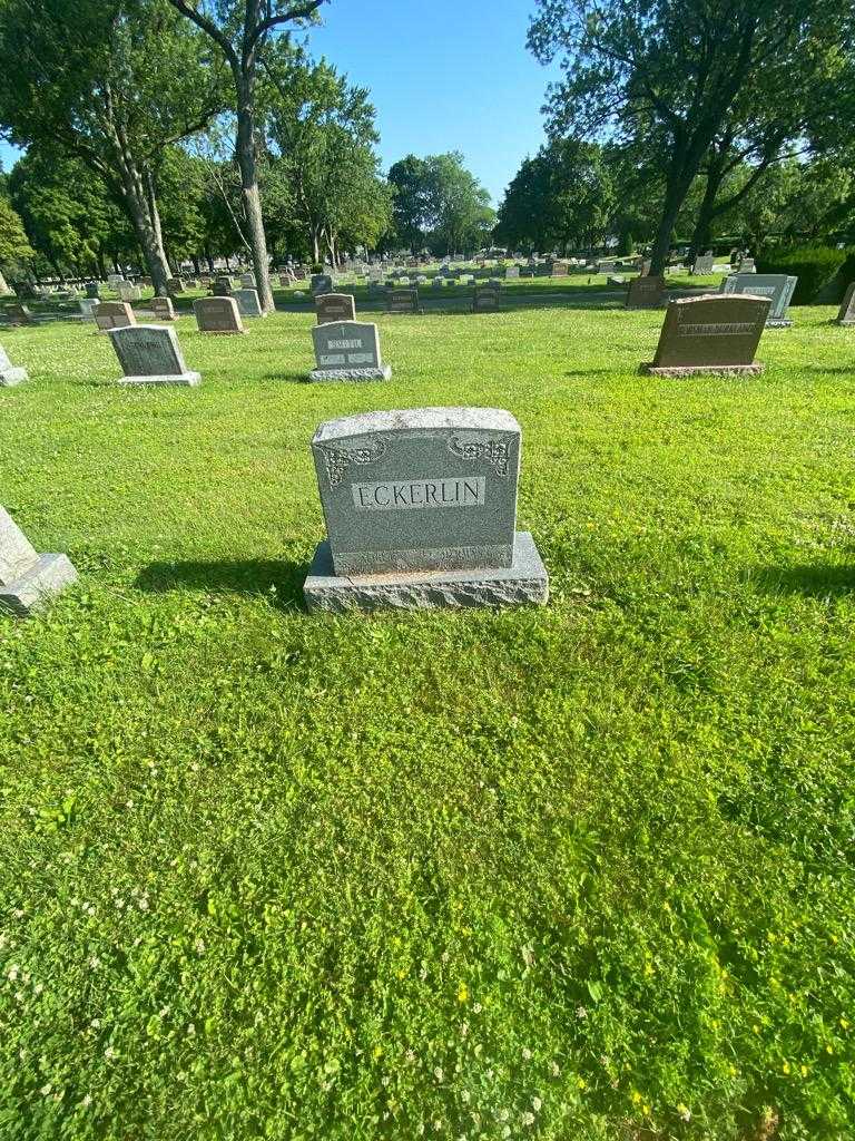 Herman C. Eckerlin's grave. Photo 1