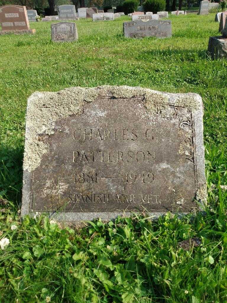 Charles G. Patterson's grave. Photo 2