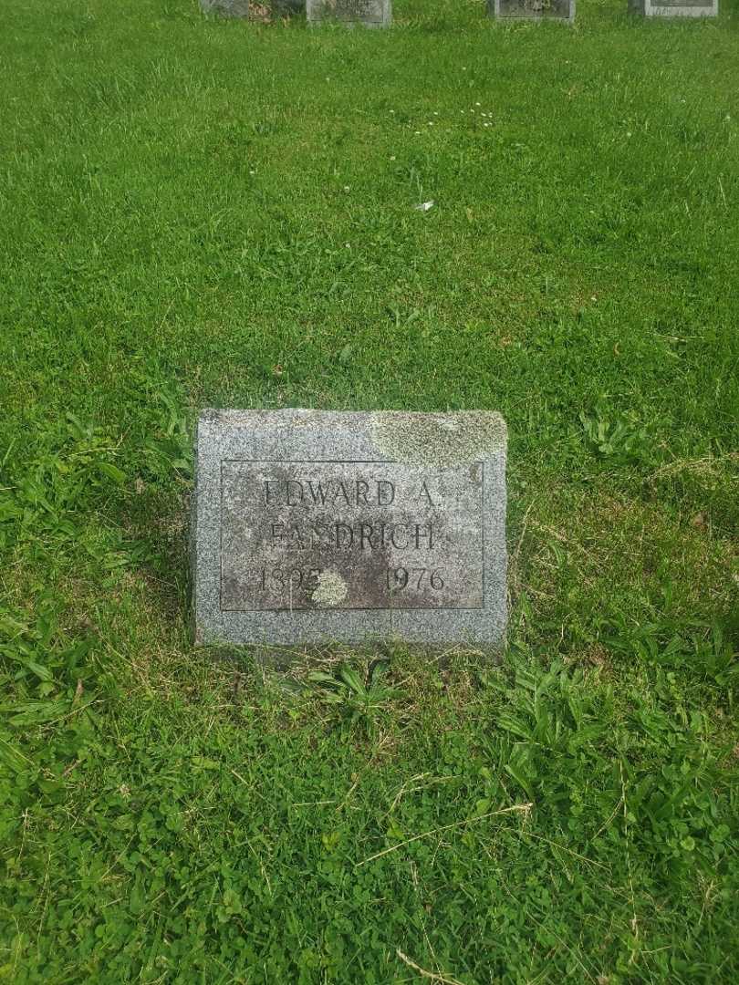Edward A. Fandrich's grave. Photo 3