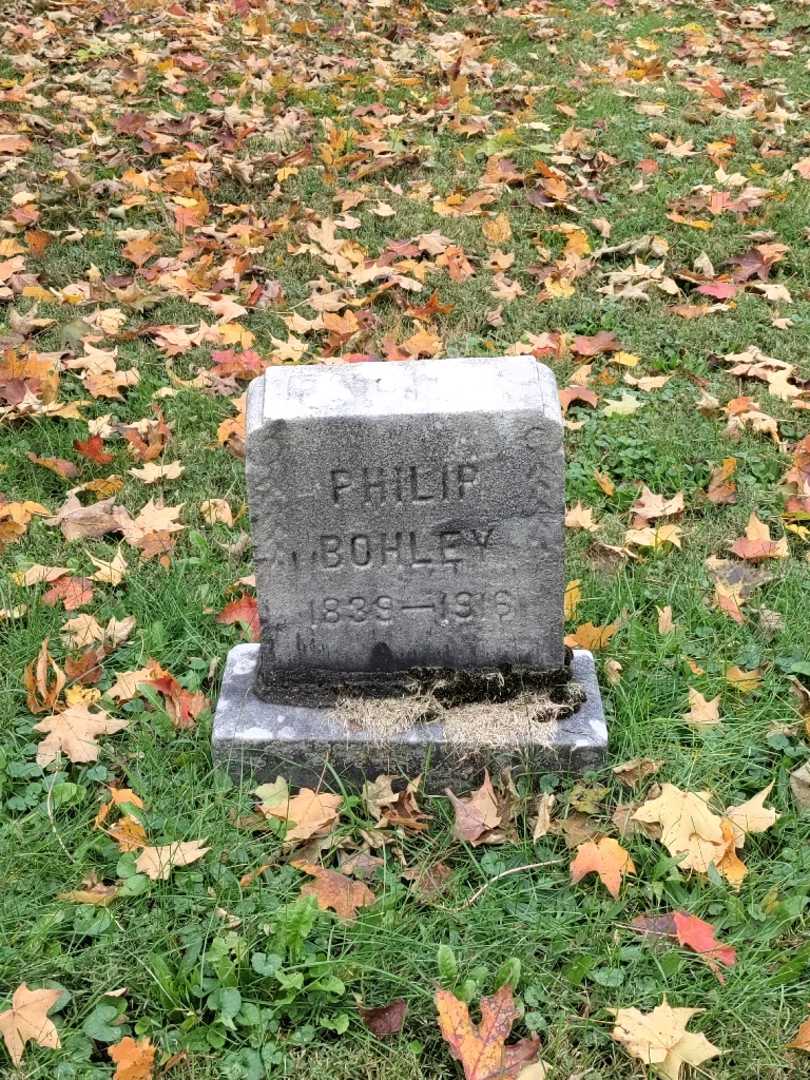 Philip Bohley's grave. Photo 2