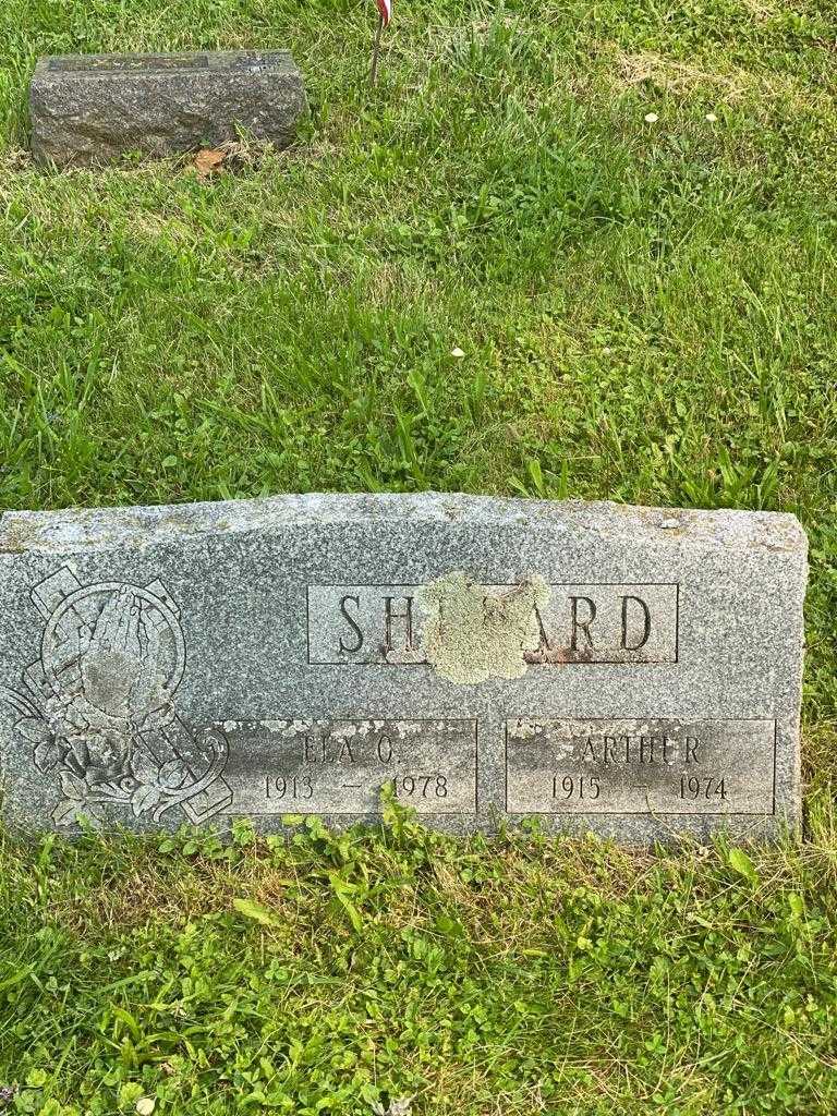 Arthur Shepard's grave. Photo 3