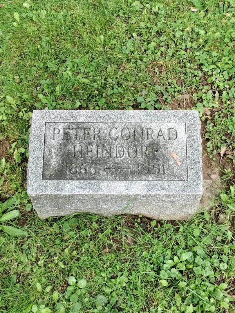 Peter Conrad Heindorf's grave. Photo 3