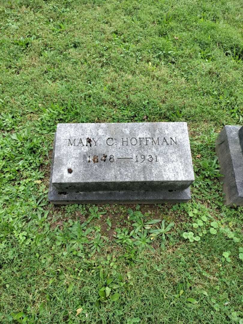 Mary C. Eckel Hoffman's grave. Photo 3