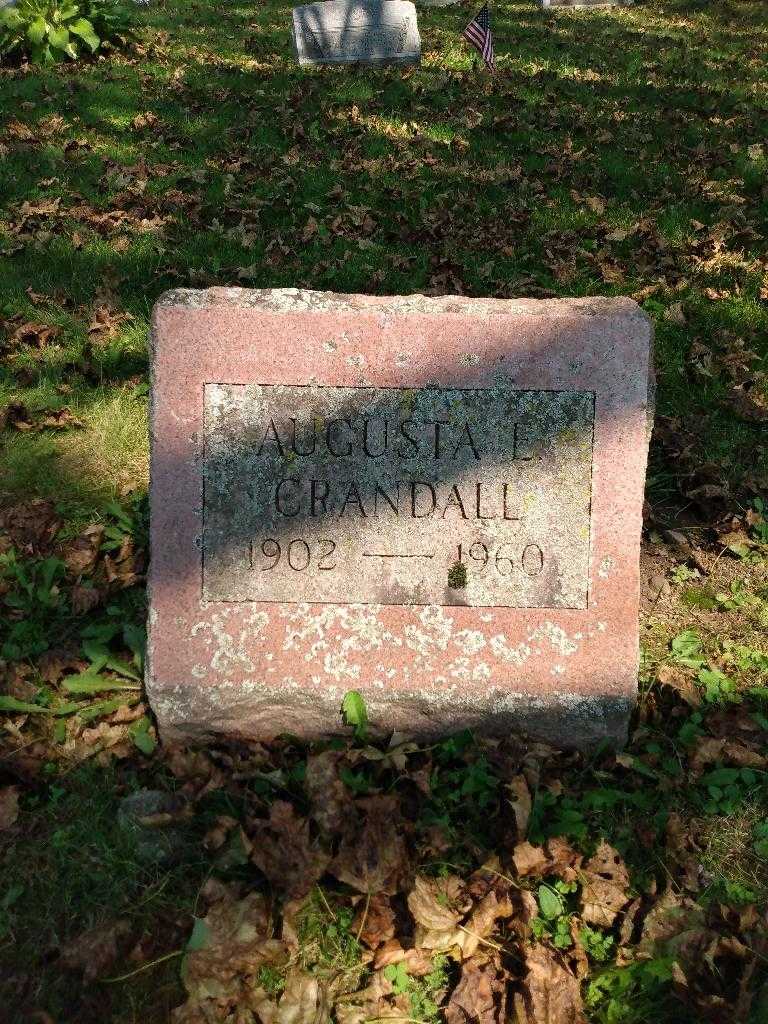 Augusta E. Crandall's grave. Photo 2