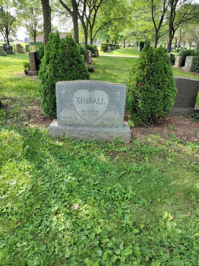 Allison M. Kimball's grave. Photo 1