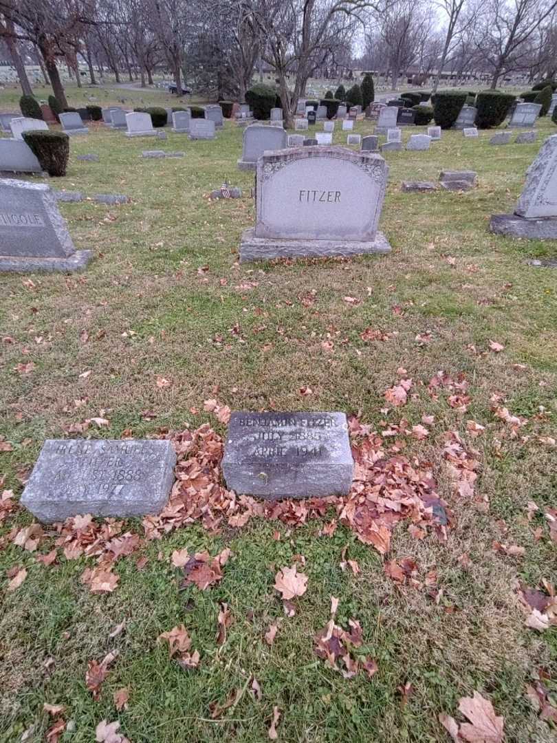 Benjamin Fitzer's grave. Photo 1