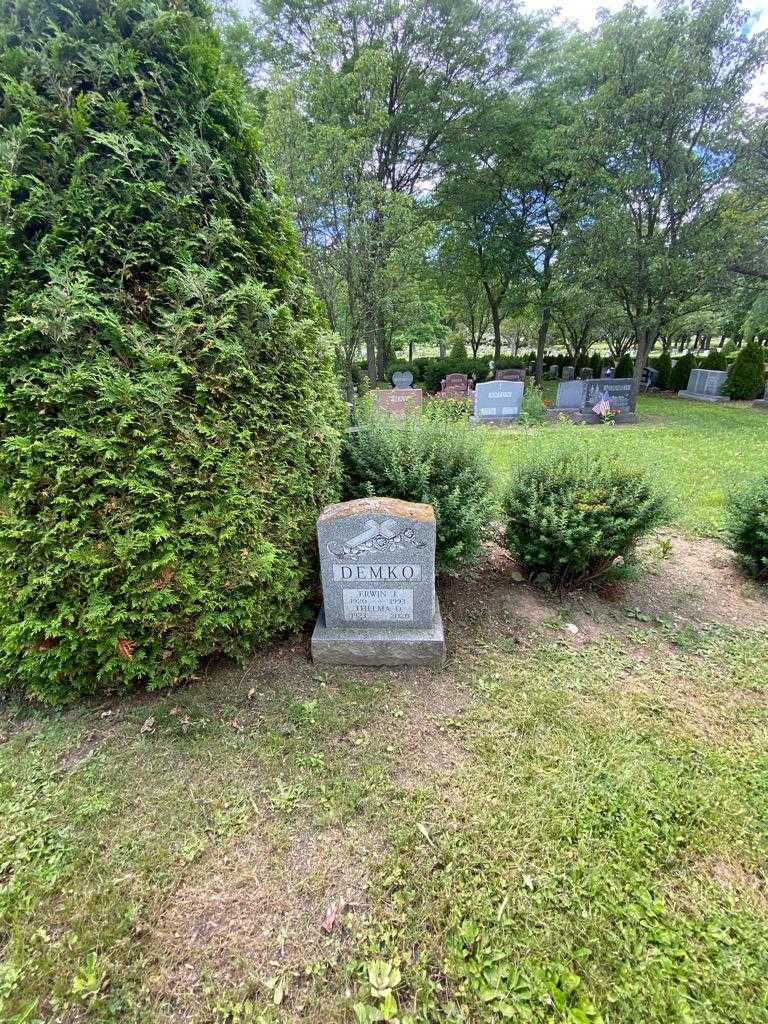 Thelma O. Demko's grave. Photo 1