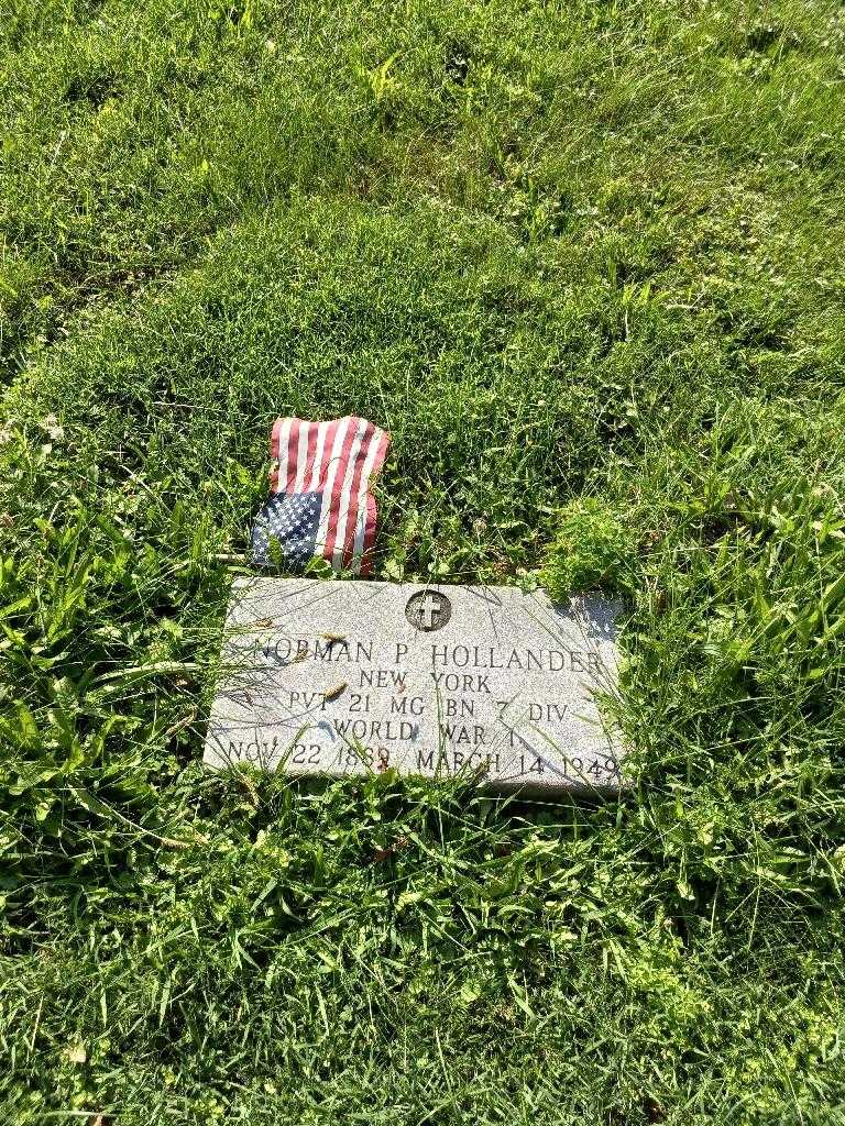 Norman P. Hollander's grave. Photo 3