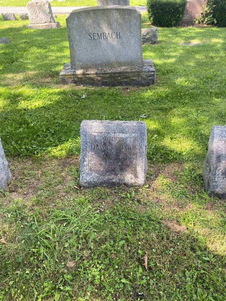 Marjorie Frier Sembach's grave. Photo 2
