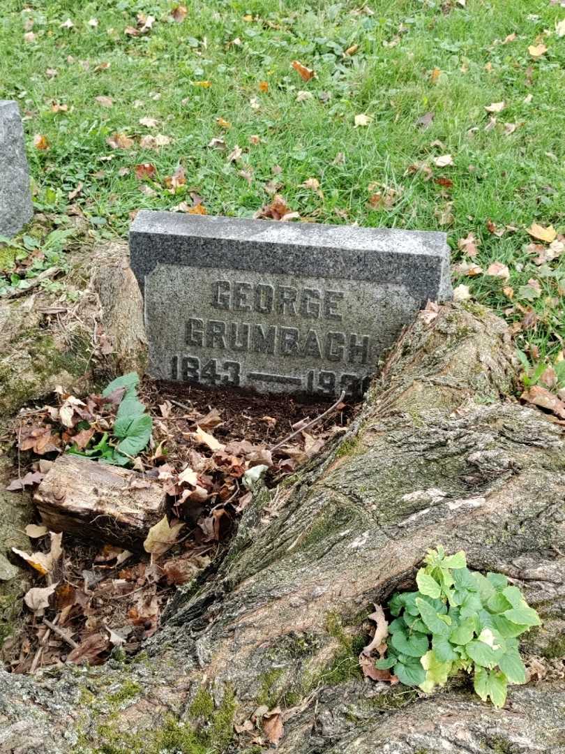 George Grumbach's grave. Photo 2